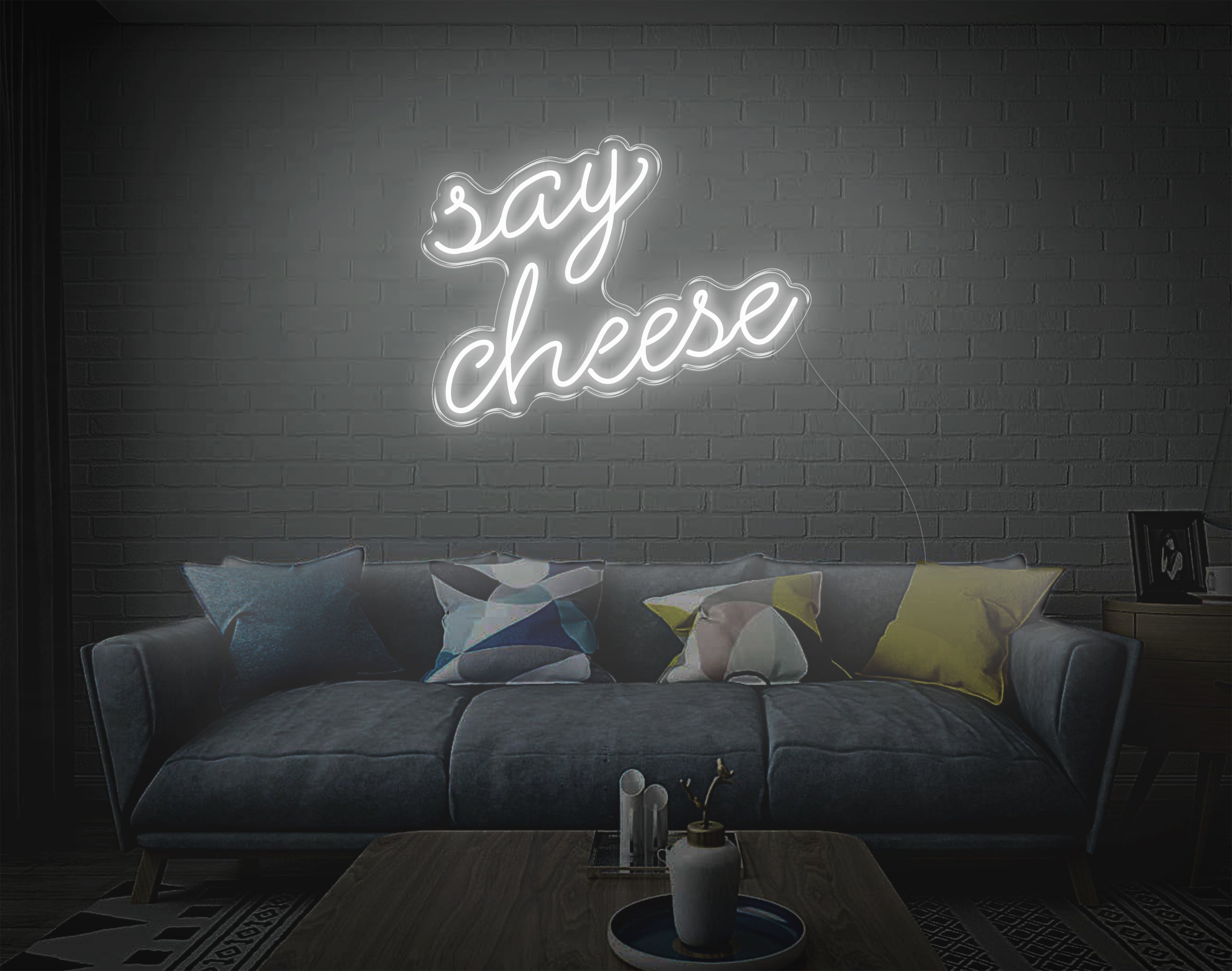 Say Cheese LED Neon Sign