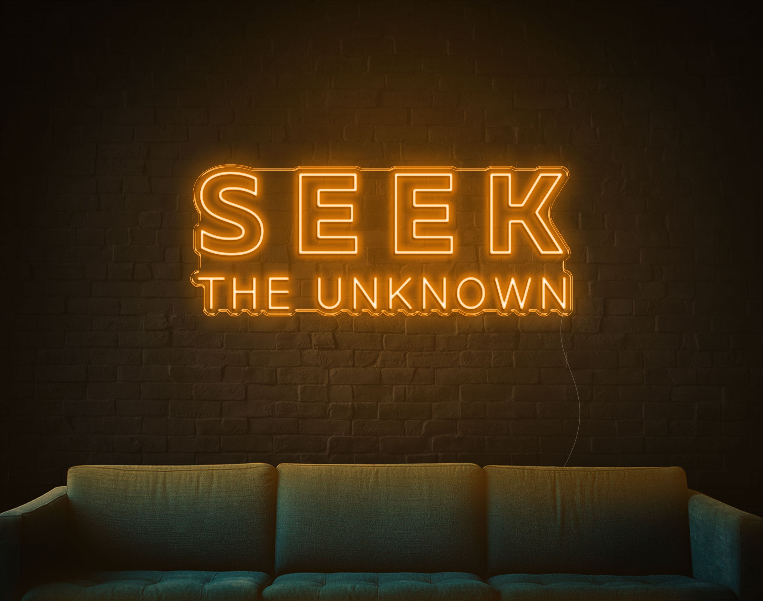 Seek The Unknown LED Neon Sign