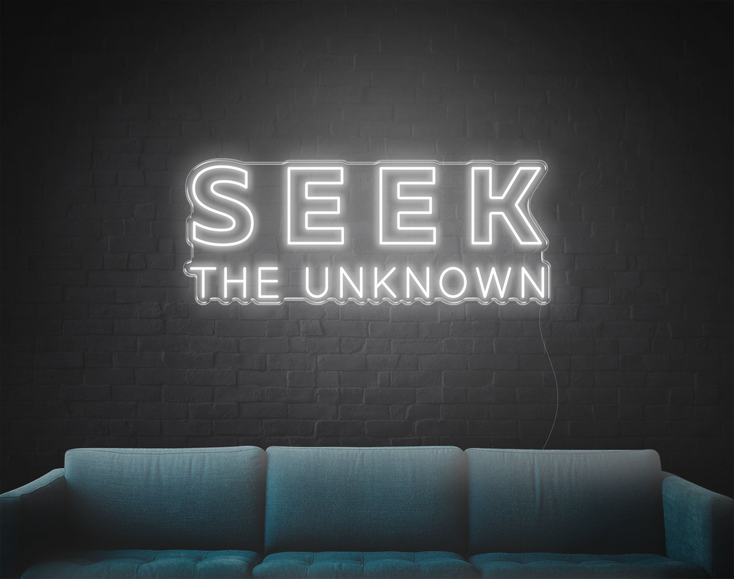 Seek The Unknown LED Neon Sign