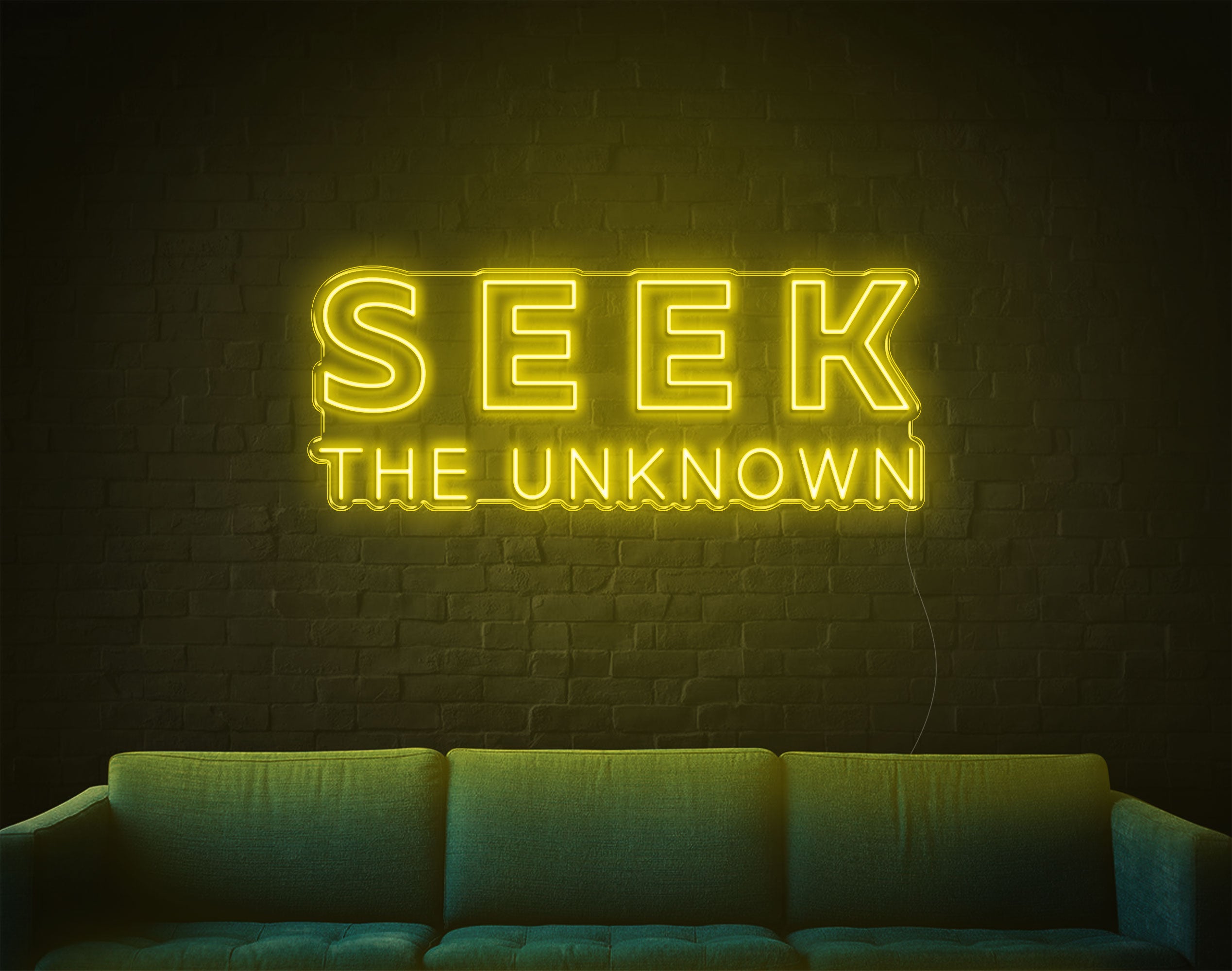 Seek The Unknown LED Neon Sign