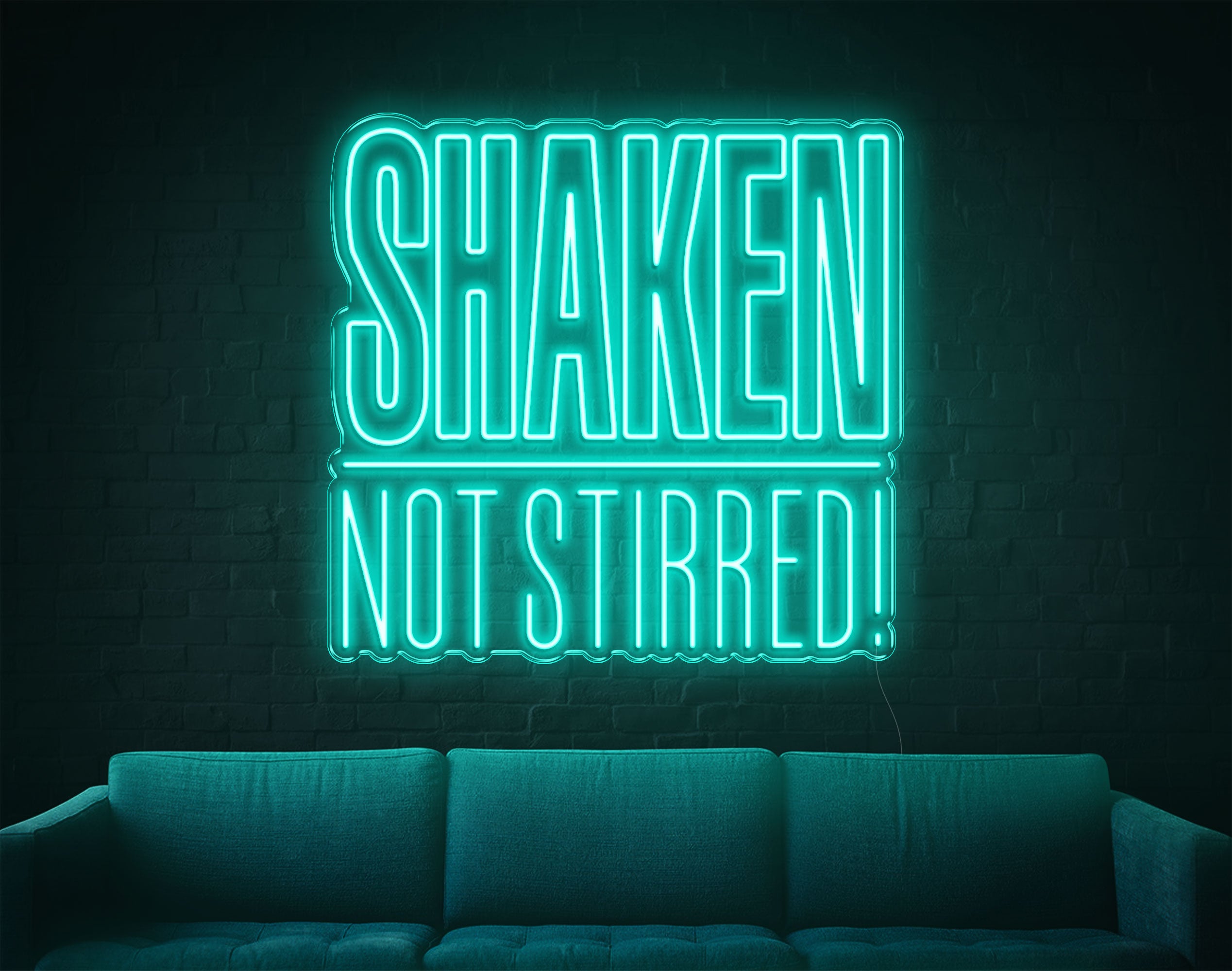 Shaken Not Stirred LED Neon Sign!