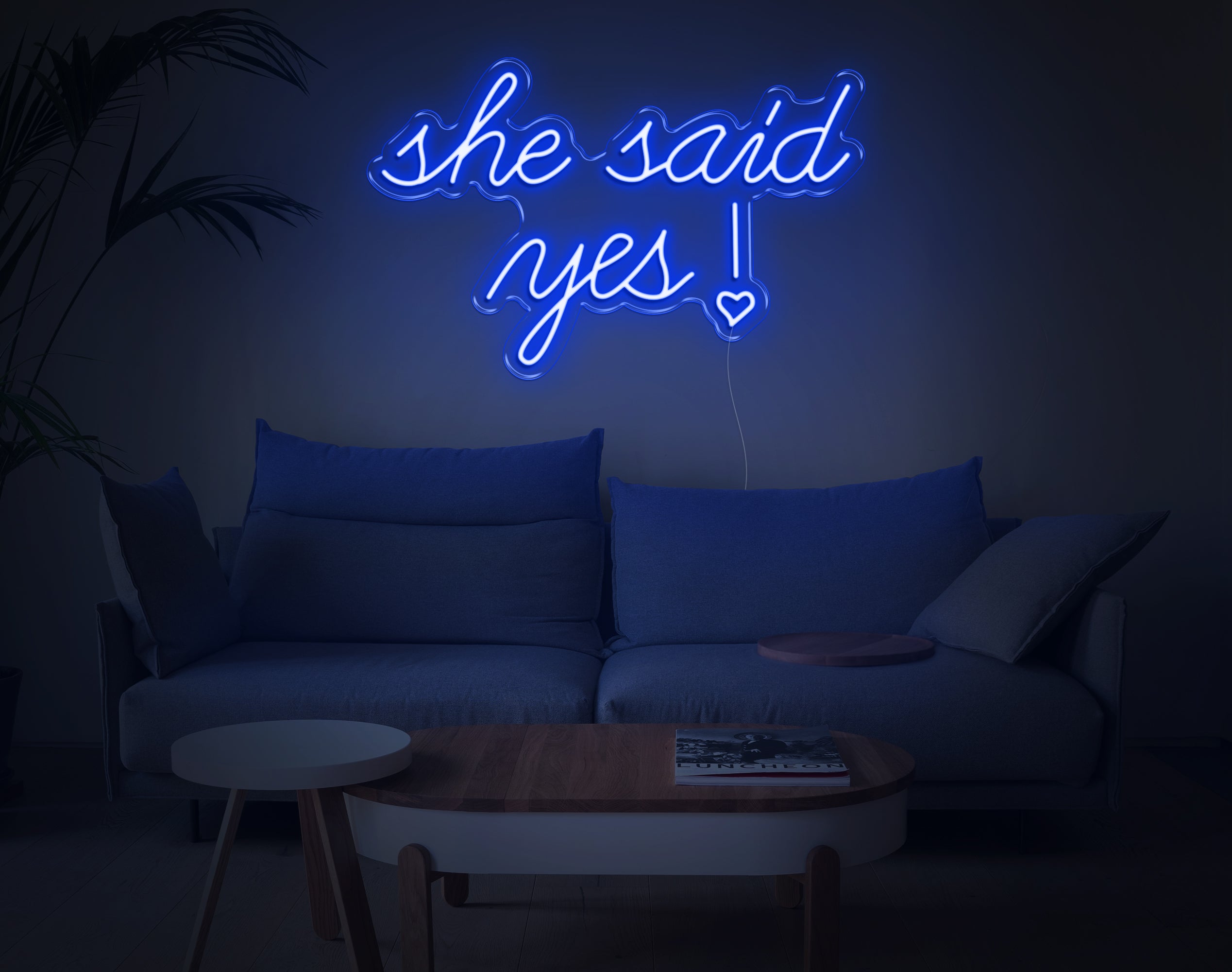 She Said Yes! LED Neon Sign