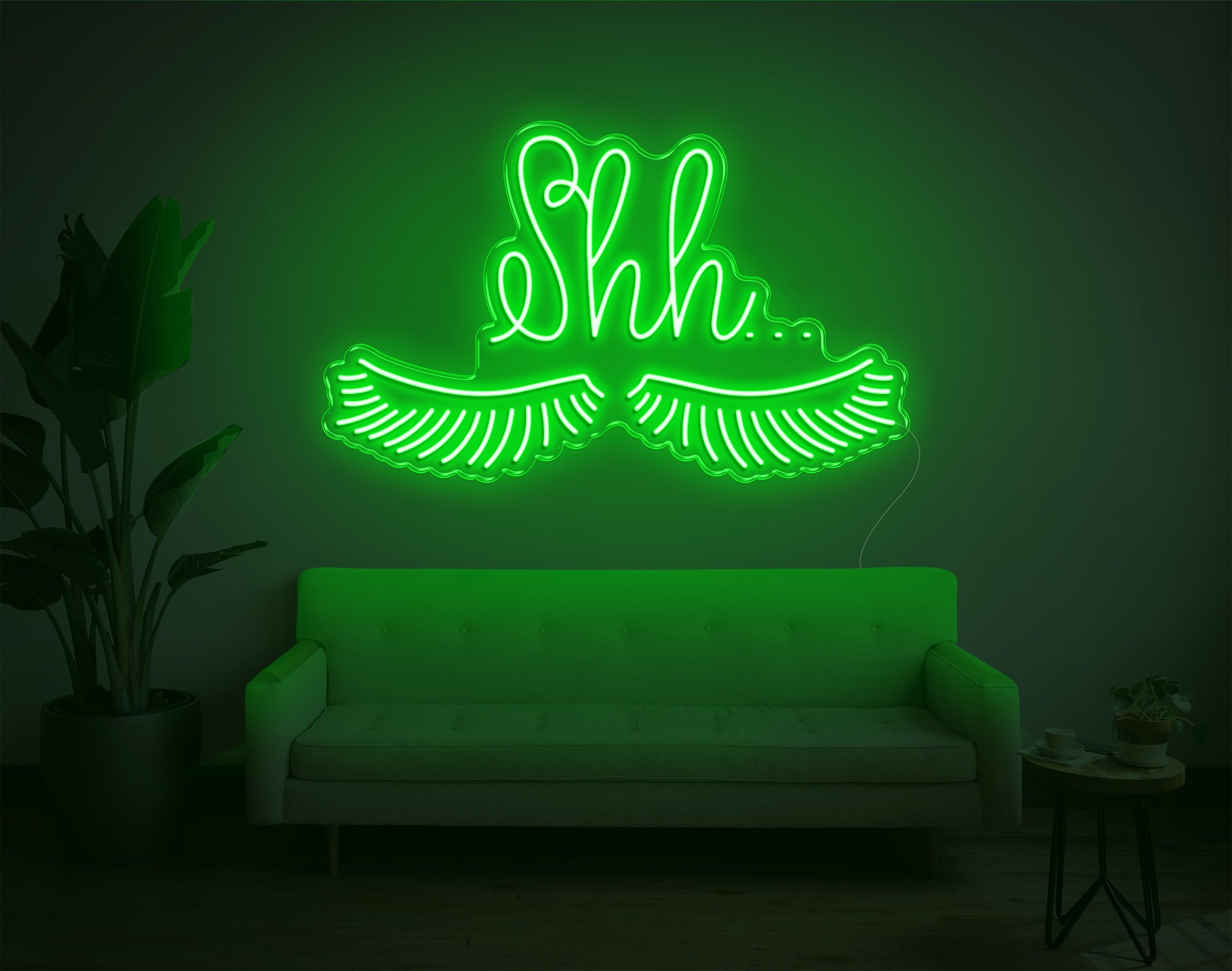 Shh LED Neon Sign