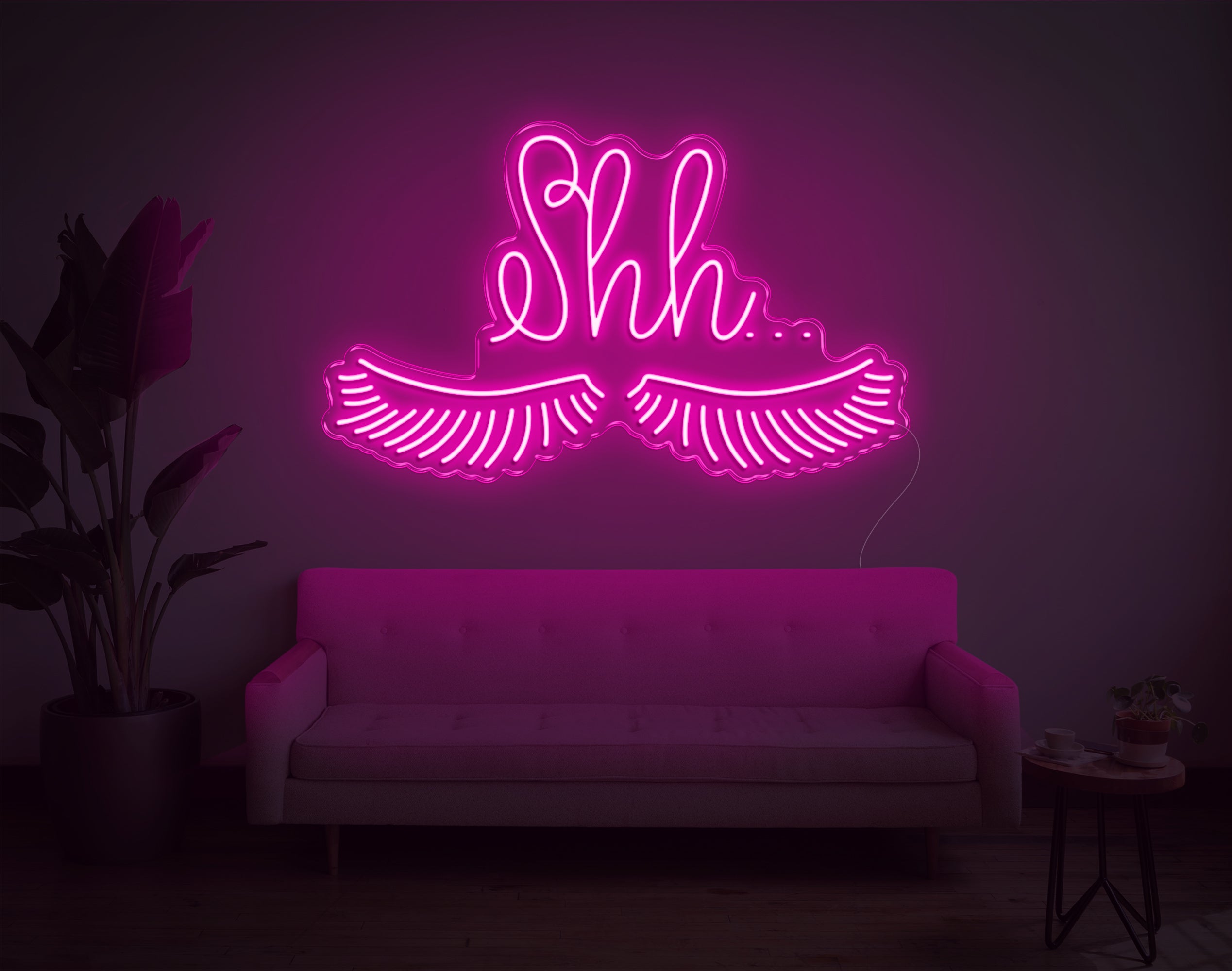 Shh LED Neon Sign