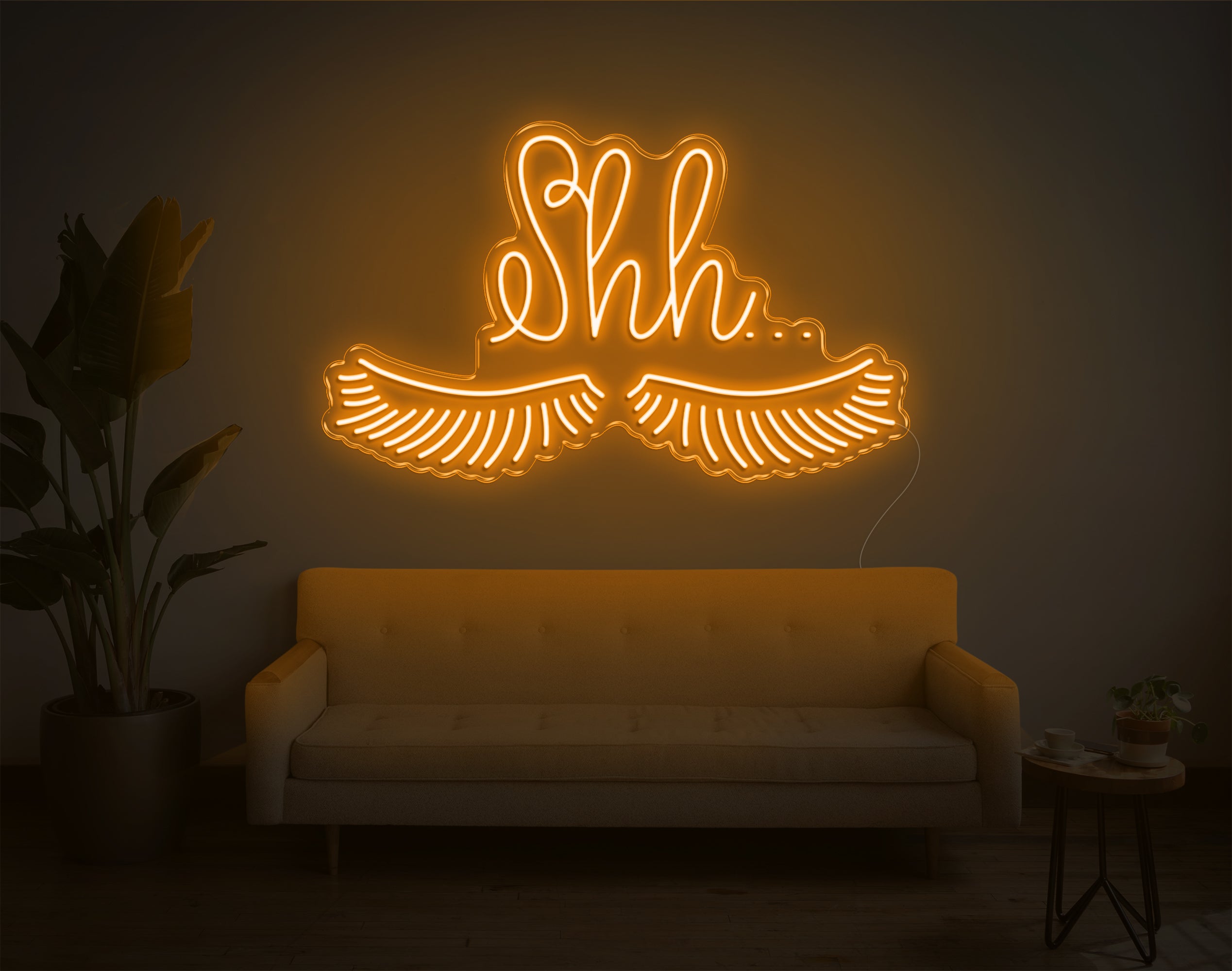 Shh LED Neon Sign