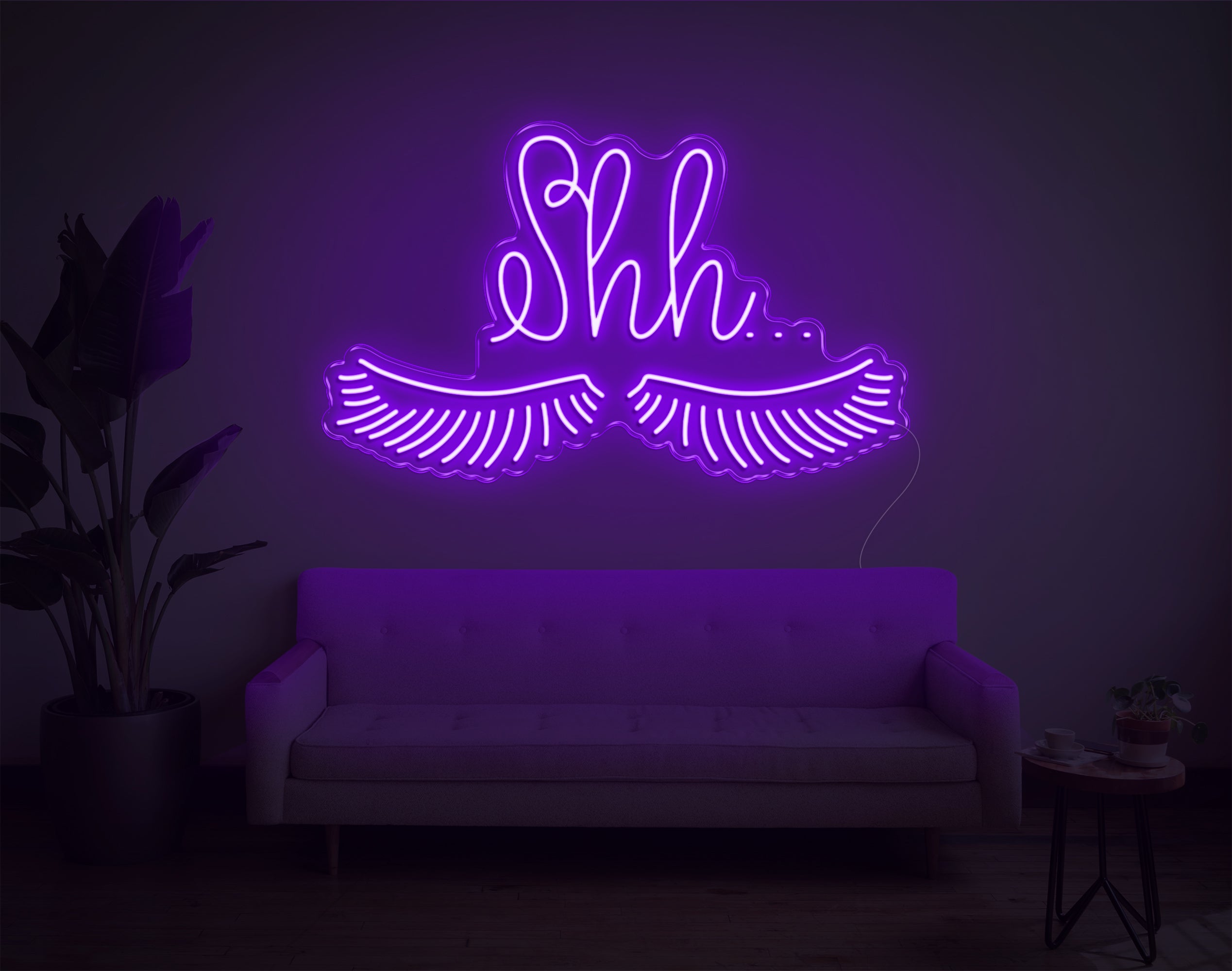 Shh LED Neon Sign