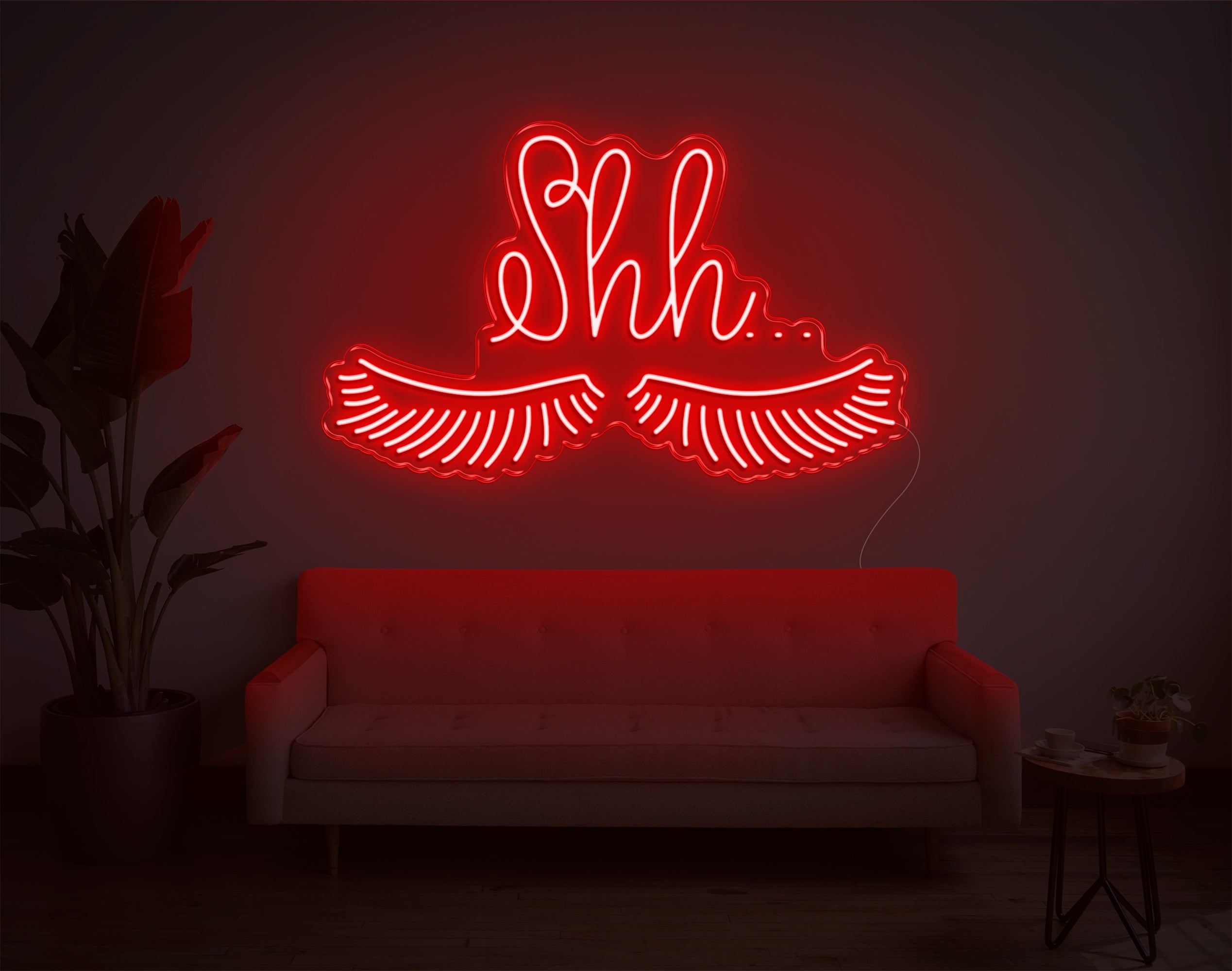 Shh LED Neon Sign