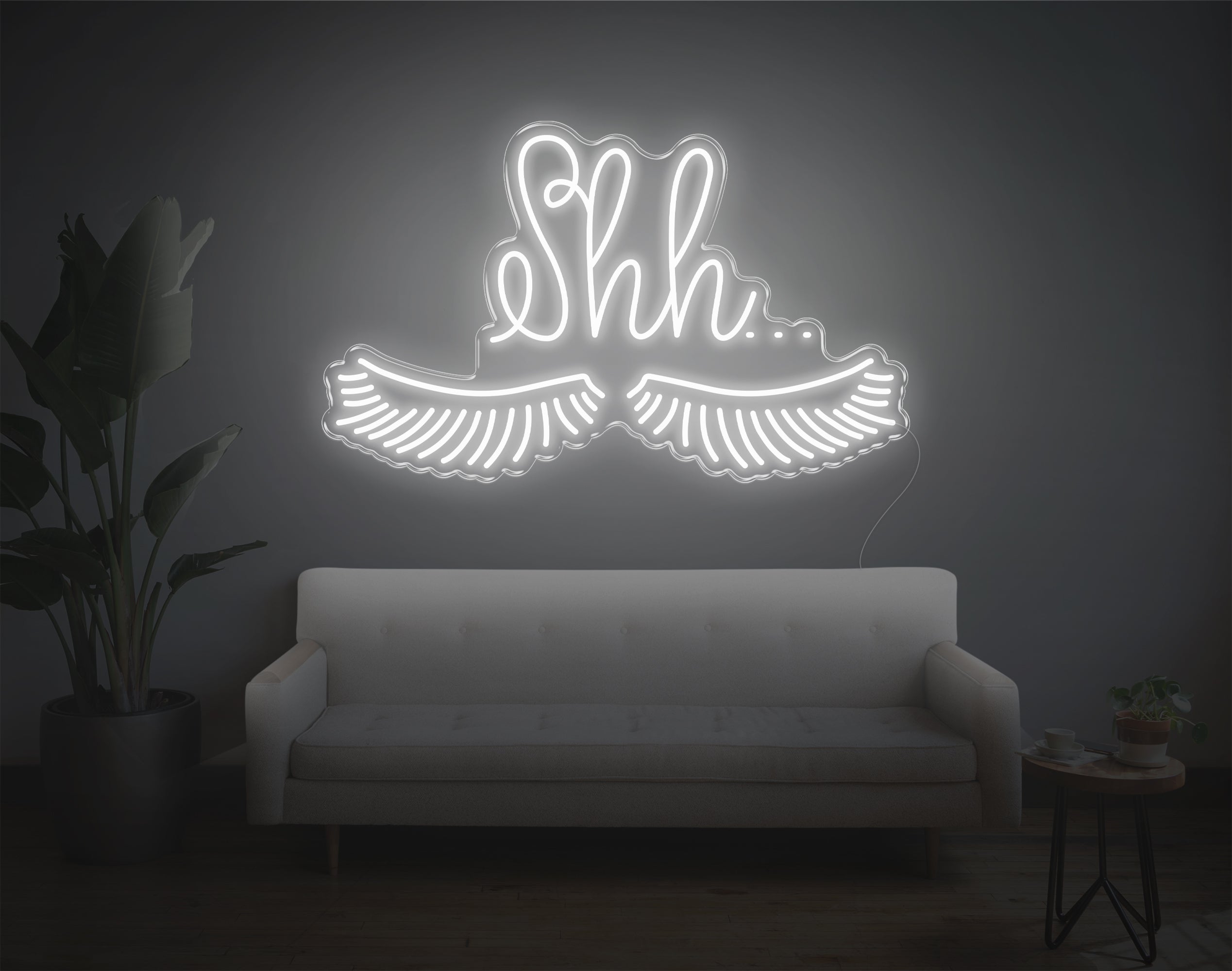 Shh LED Neon Sign