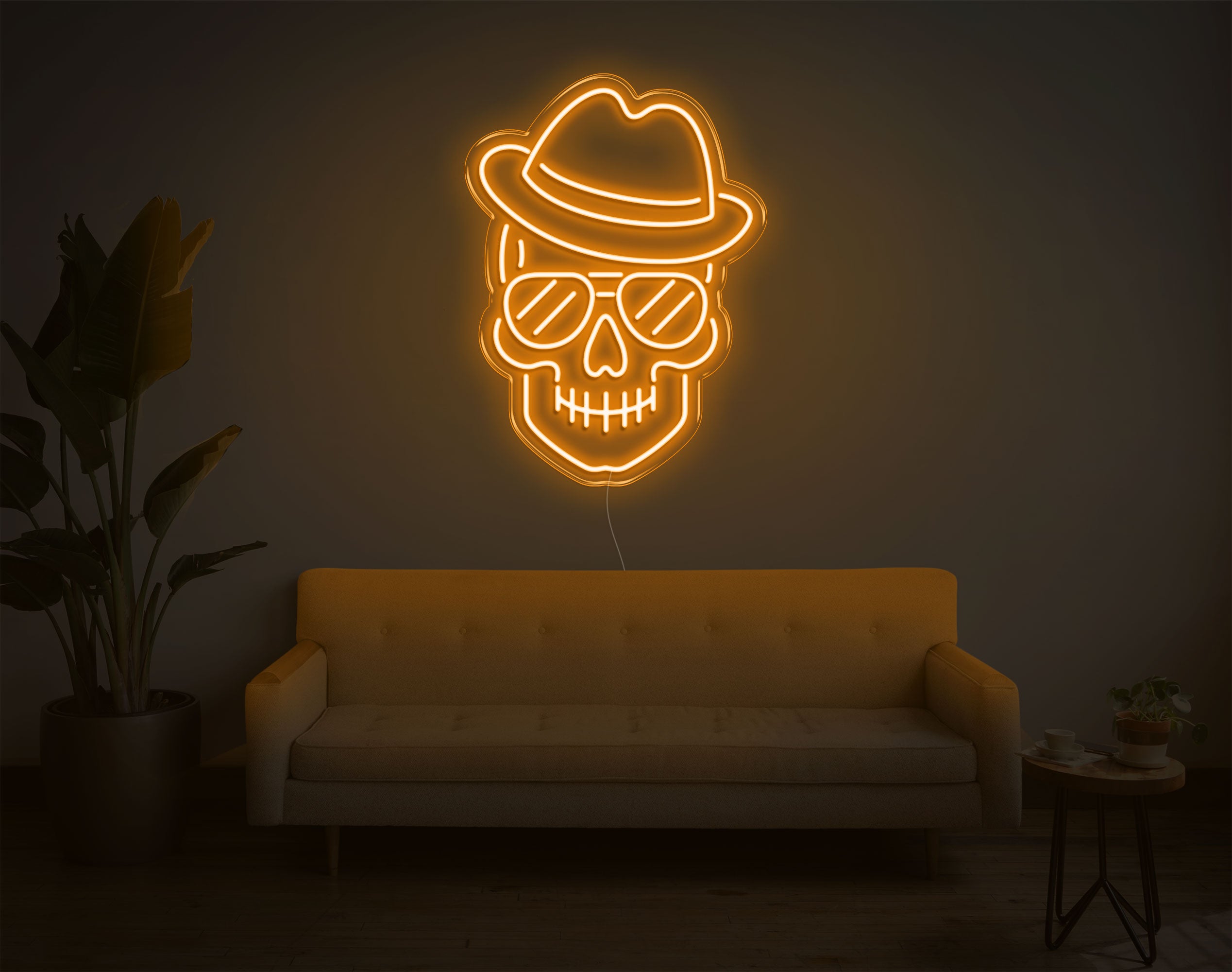 Skull LED Neon Sign