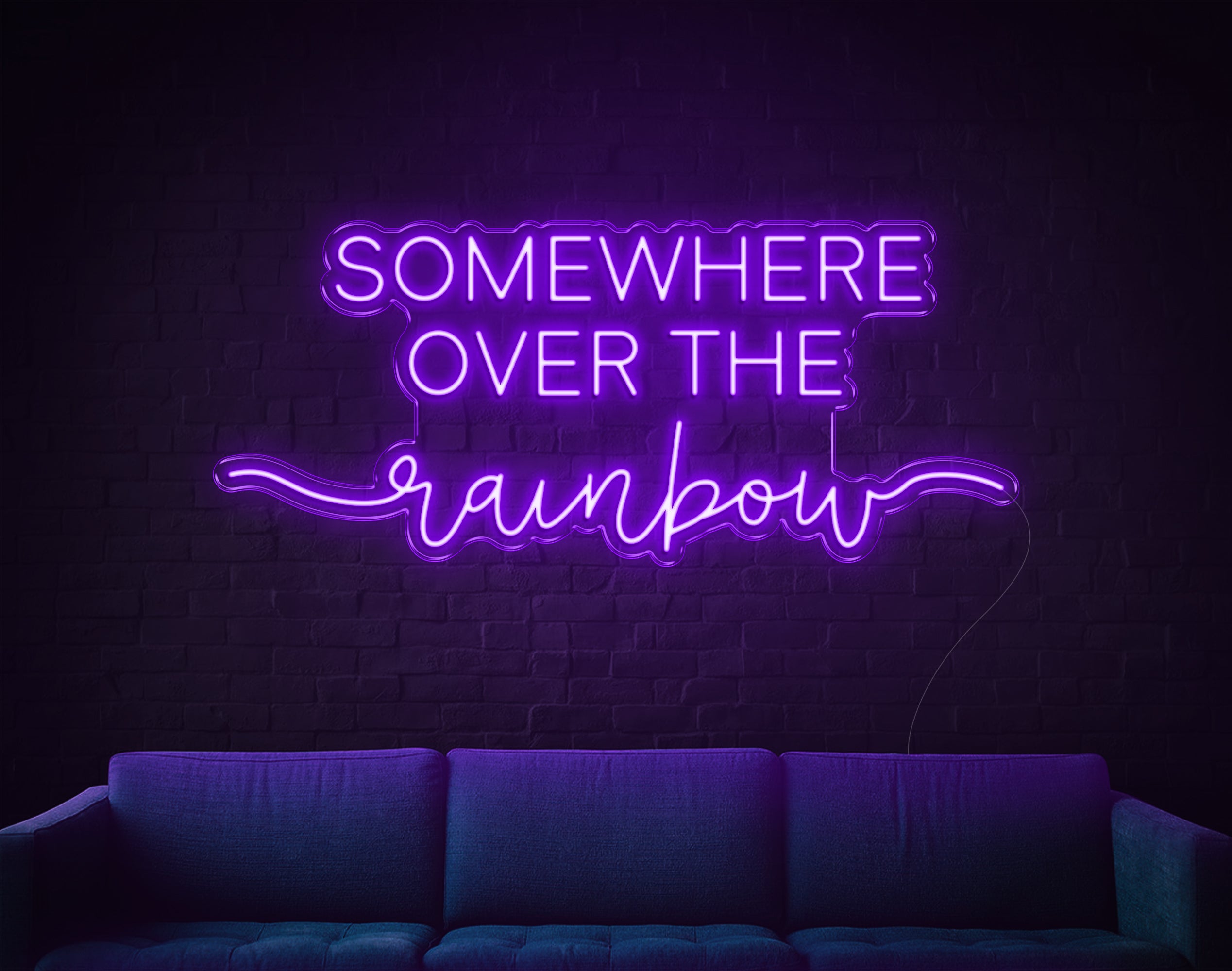 Somewhere Over The Rainbow LED Neon Sign