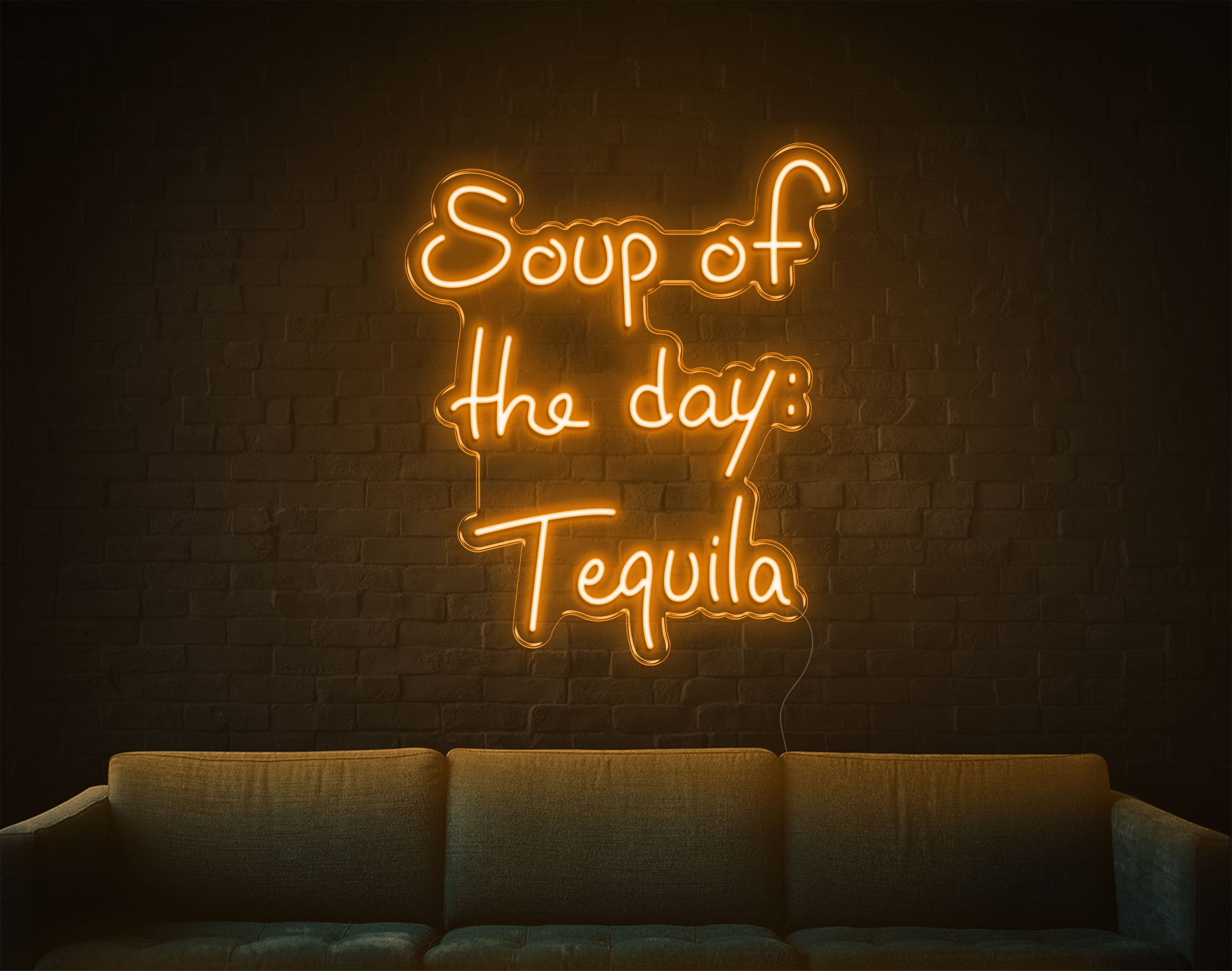 Soup Of The Day Tequila LED Neon Sign