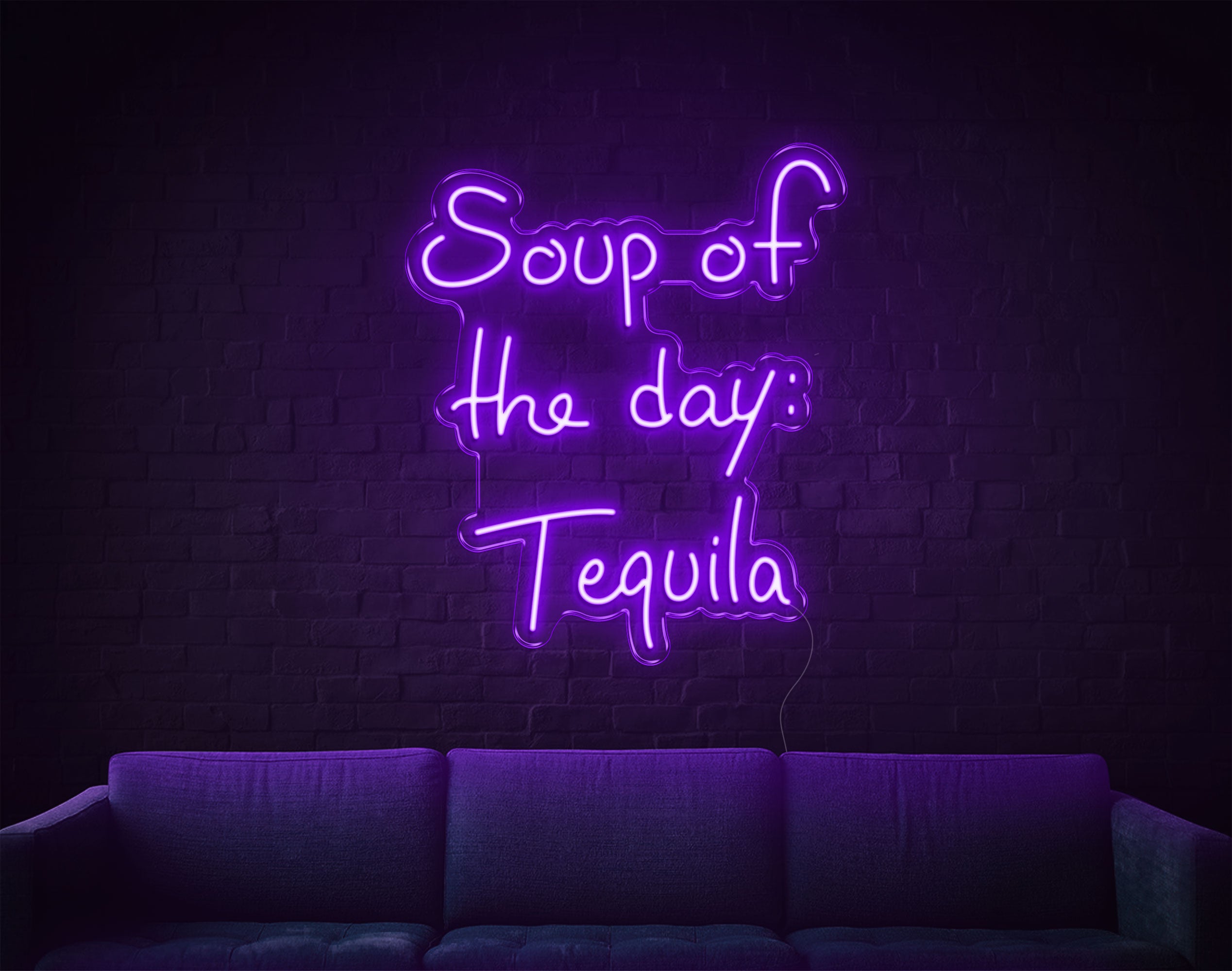 Soup Of The Day Tequila LED Neon Sign