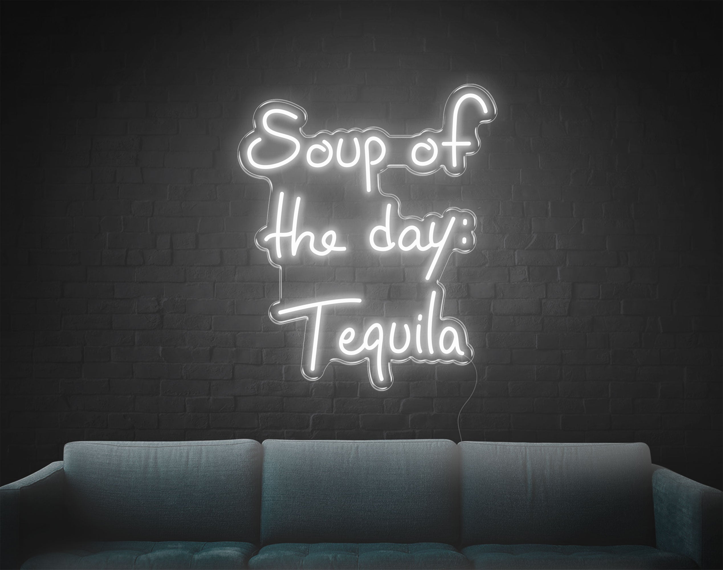 Soup Of The Day Tequila LED Neon Sign