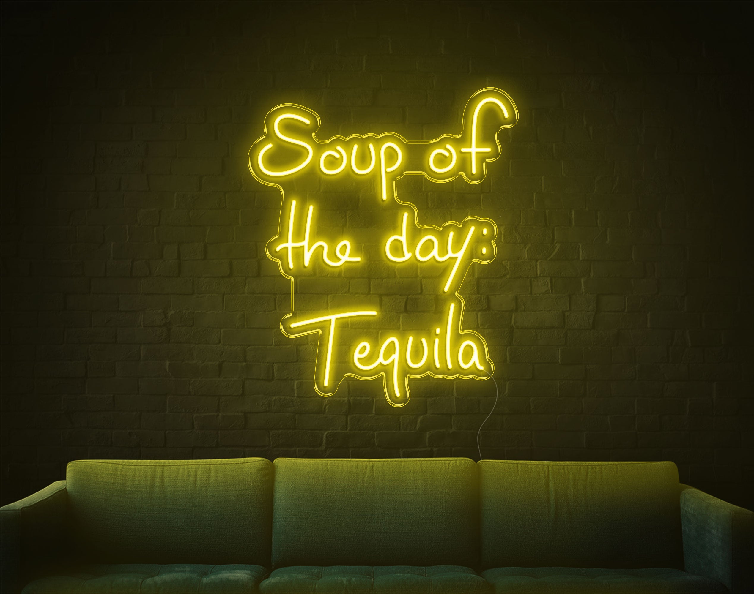 Soup Of The Day Tequila LED Neon Sign