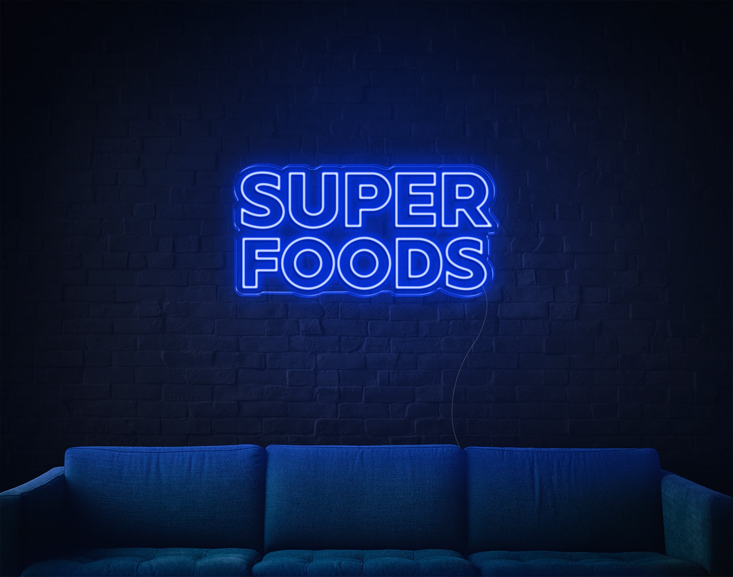 Super Foods LED Neon Sign