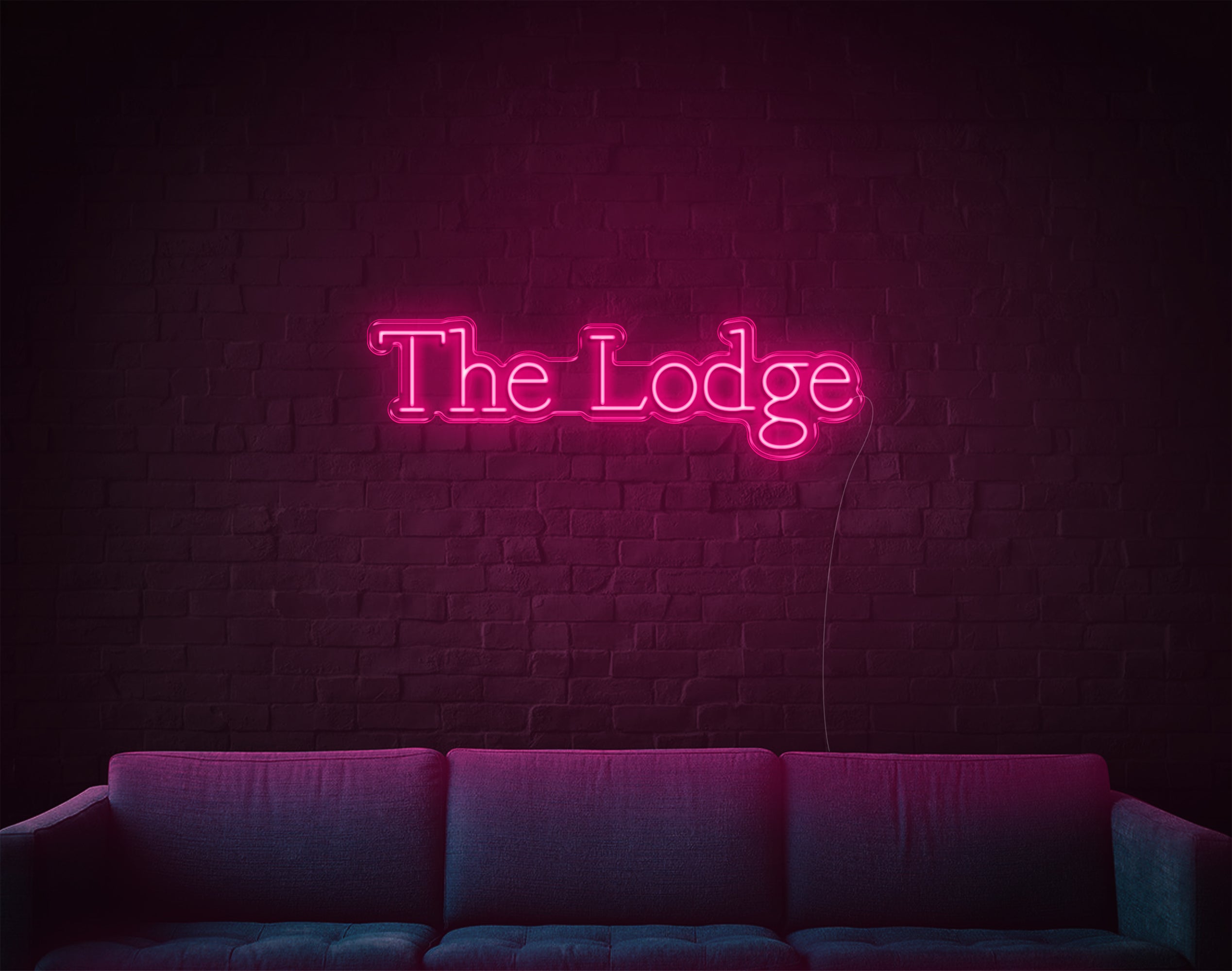 The Lodge LED Neon Sign