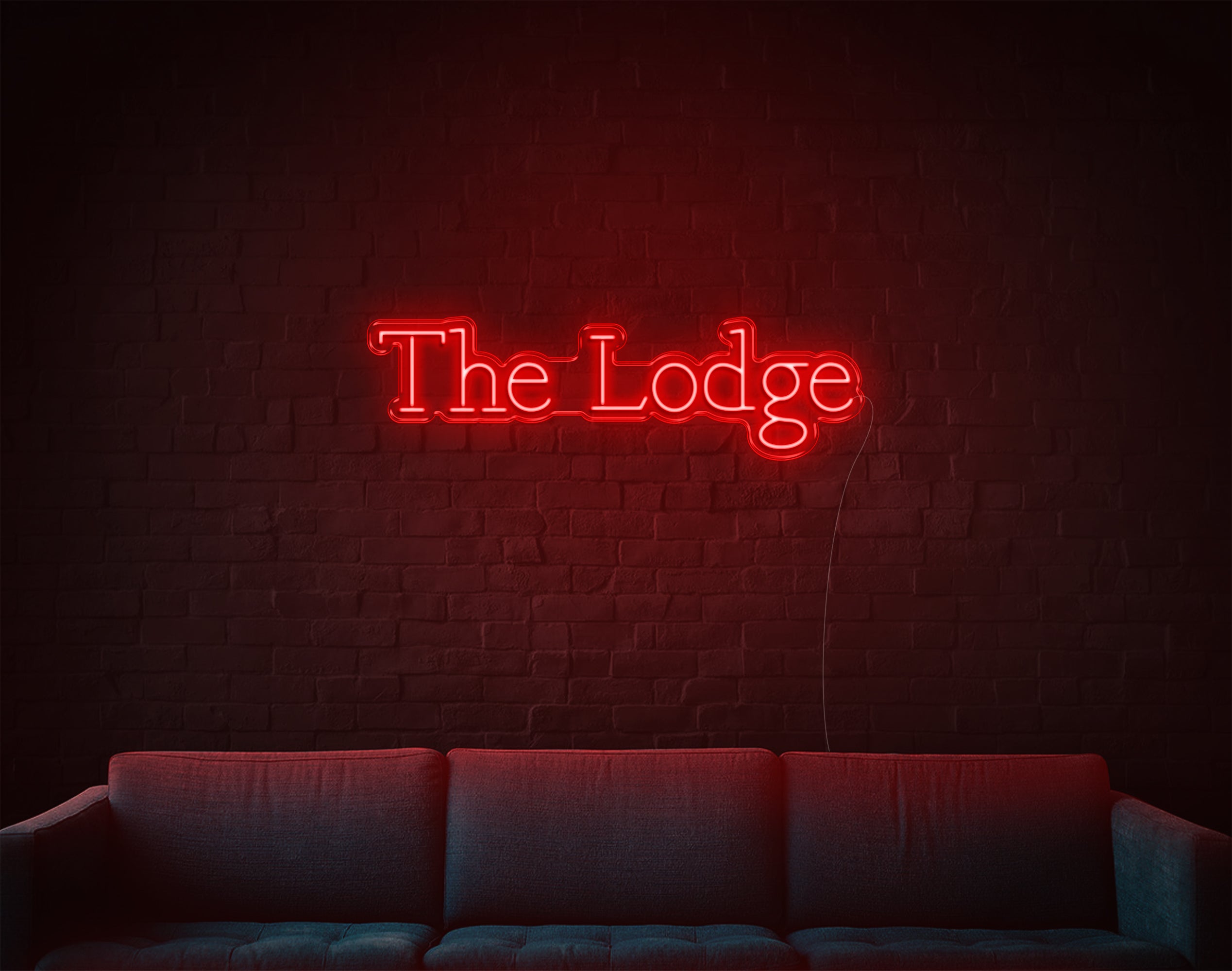 The Lodge LED Neon Sign