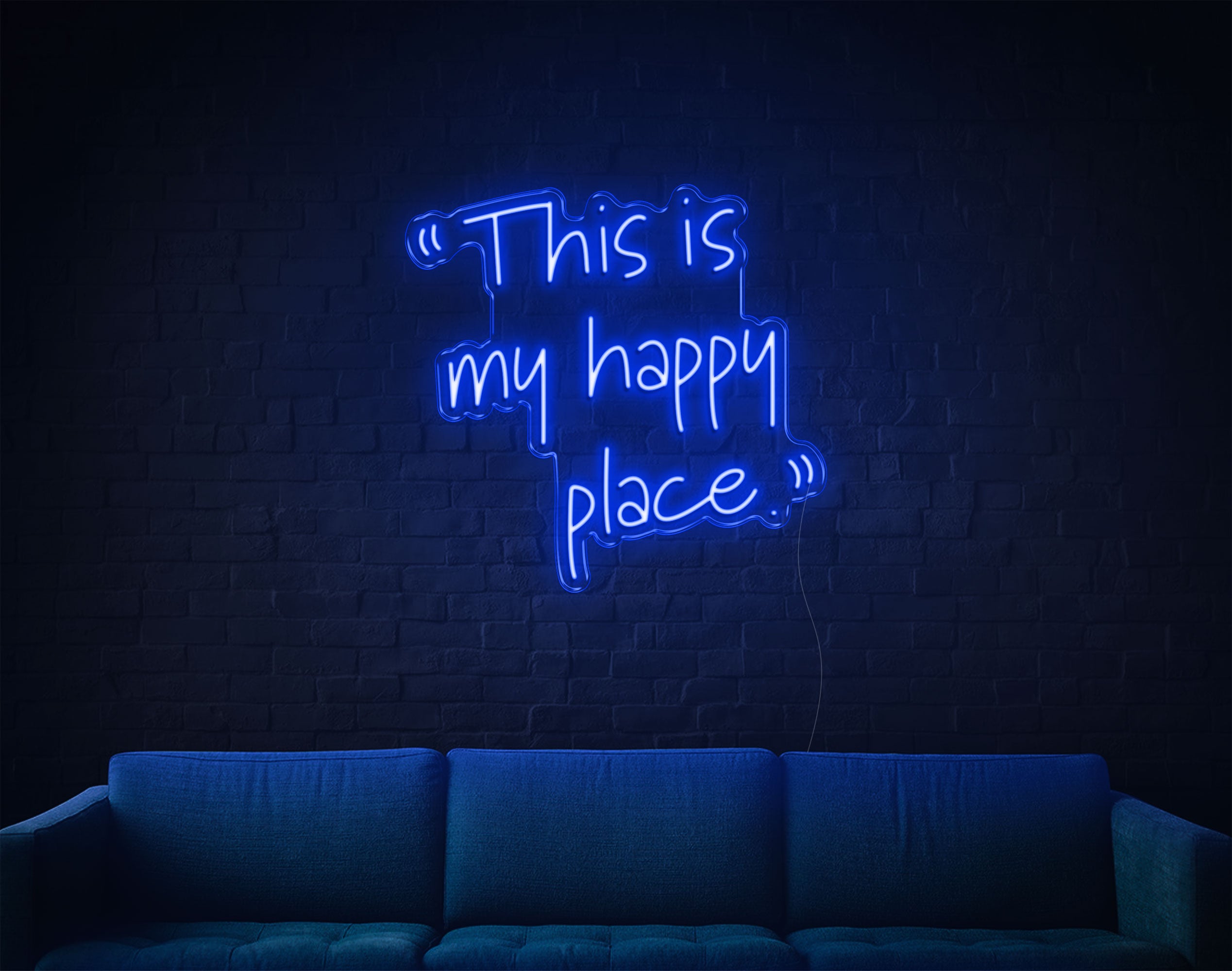 This Is My Happy Place LED Neon Sign