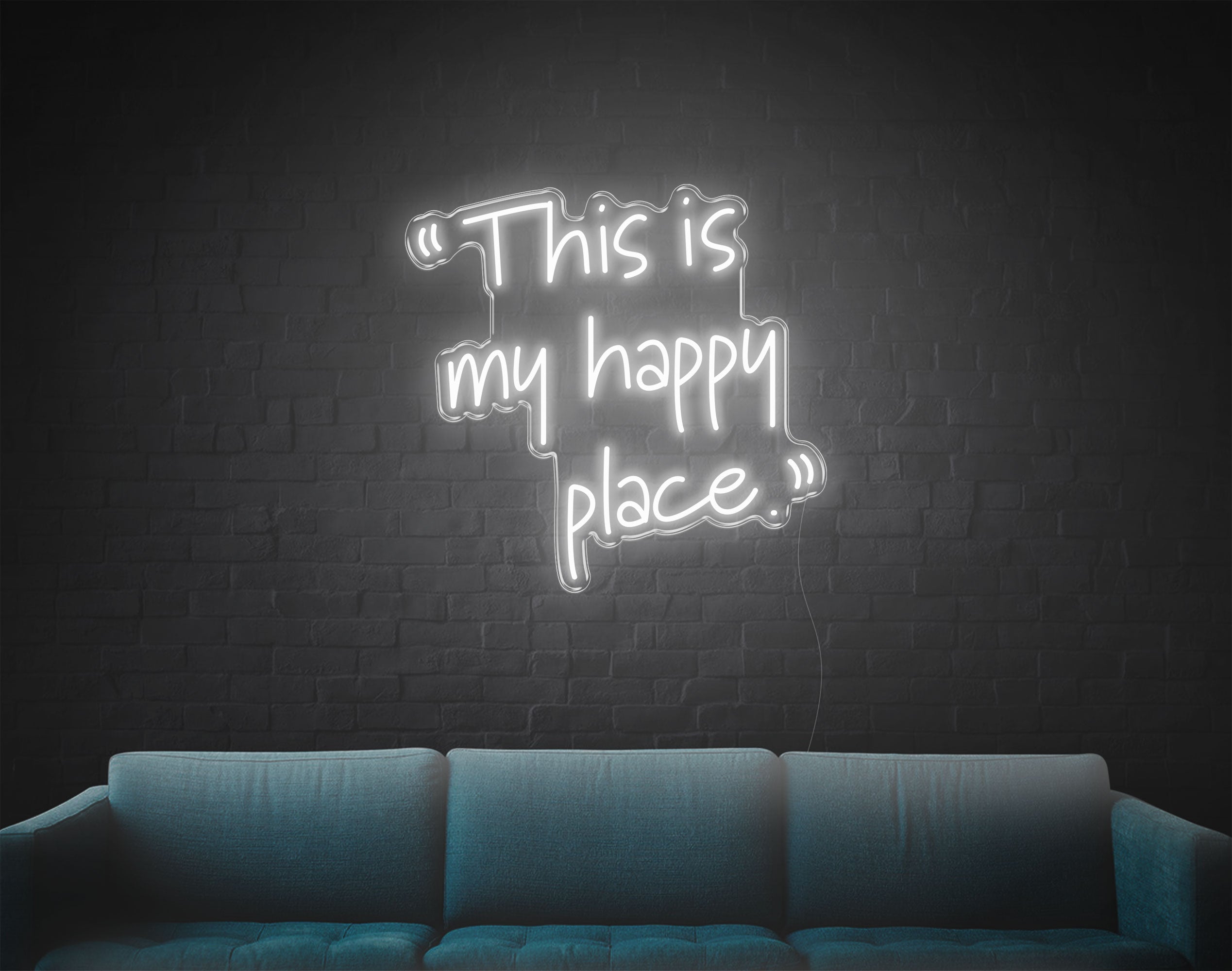 This Is My Happy Place LED Neon Sign