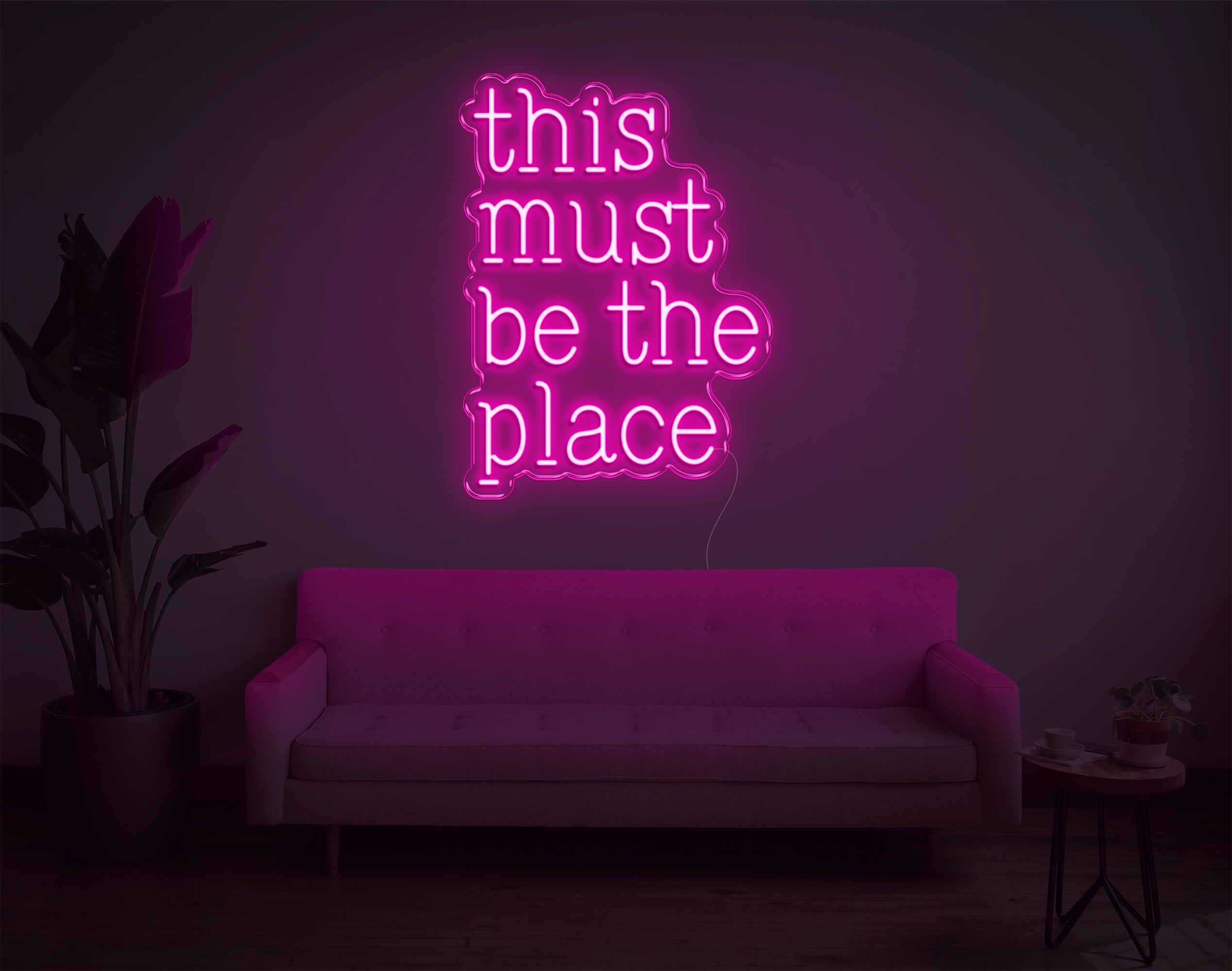 This Must Be The Place LED Neon Sign