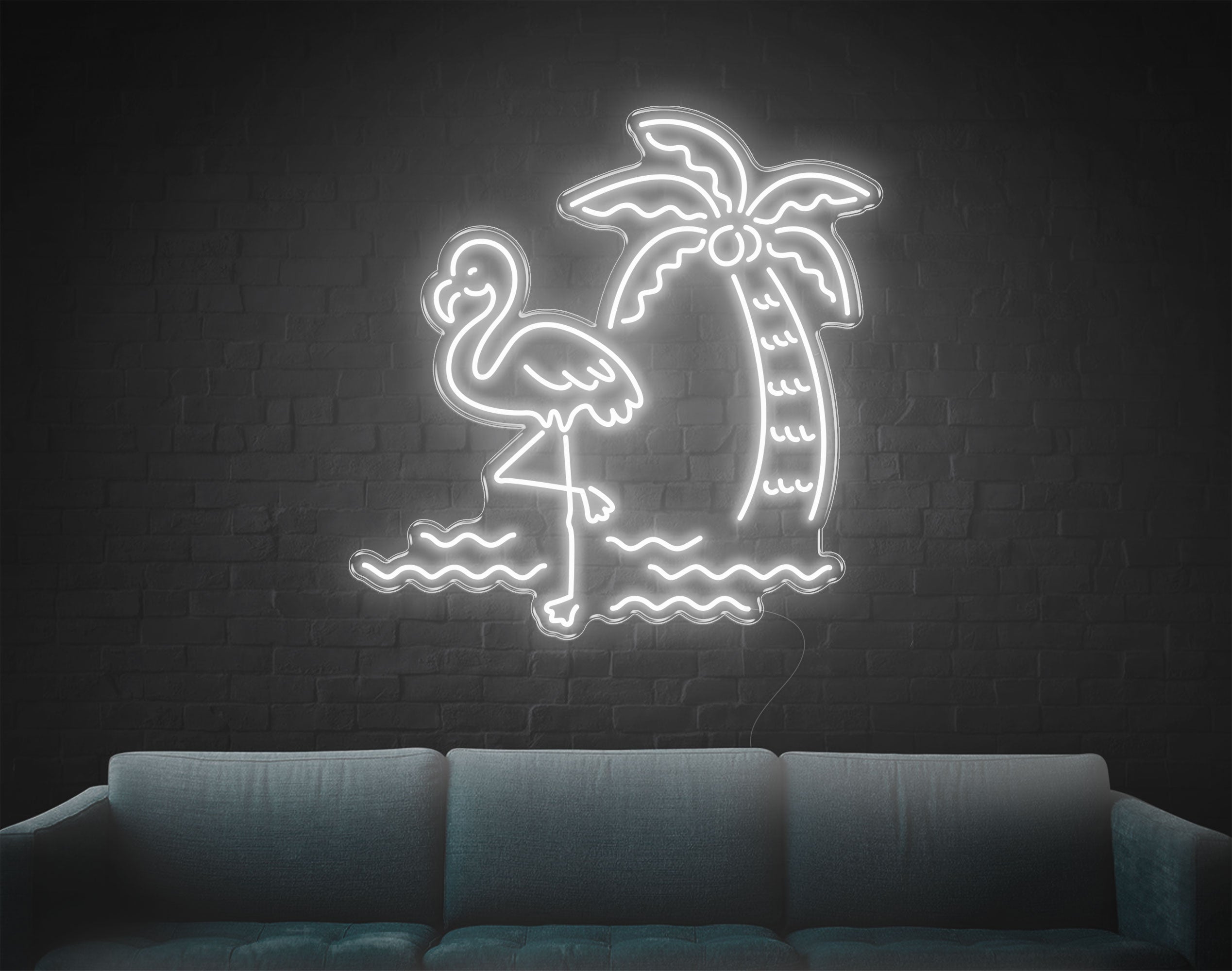 Tropical Flamingo LED Neon Sign