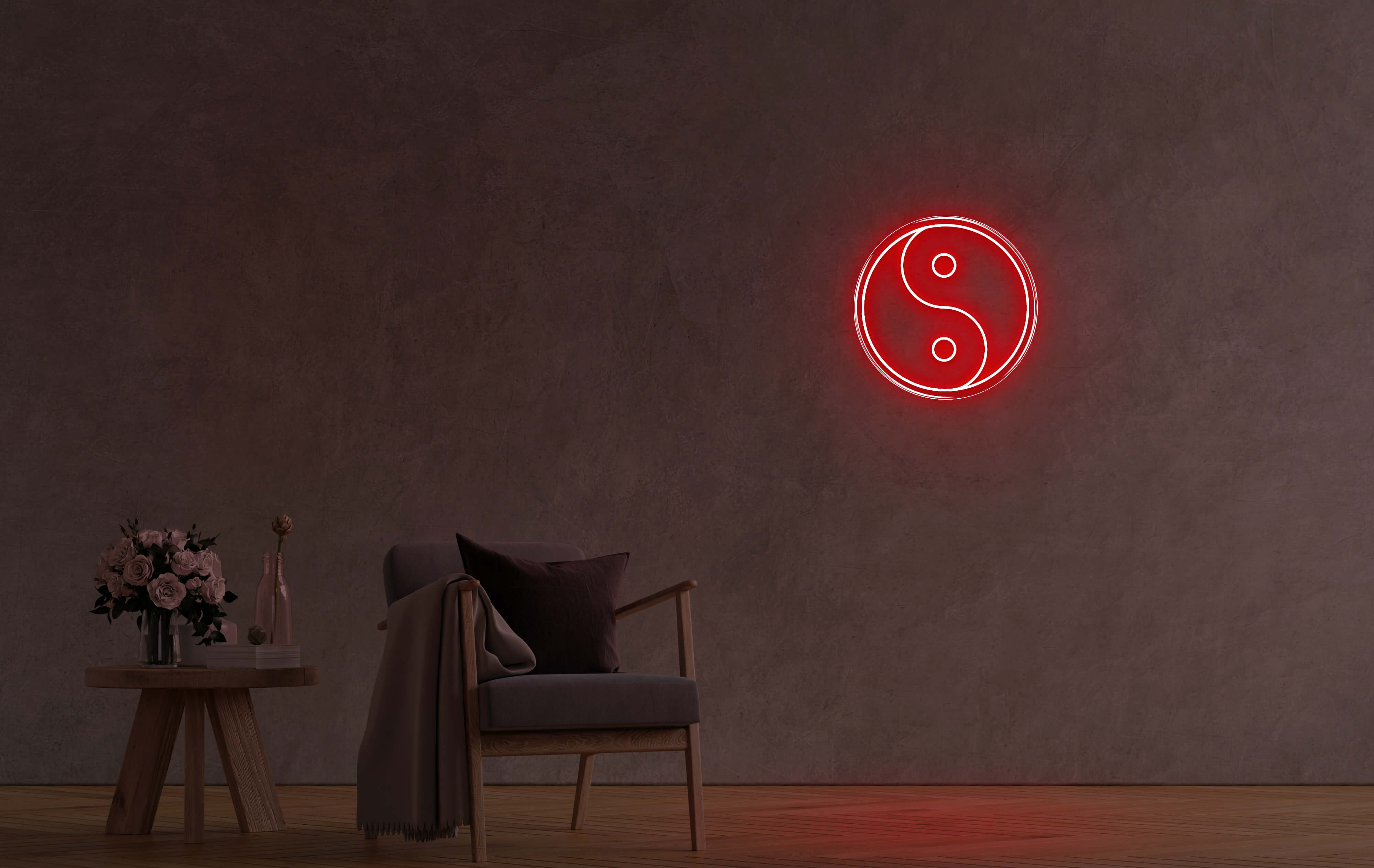 Taoism LED neon sign - Ying Yang