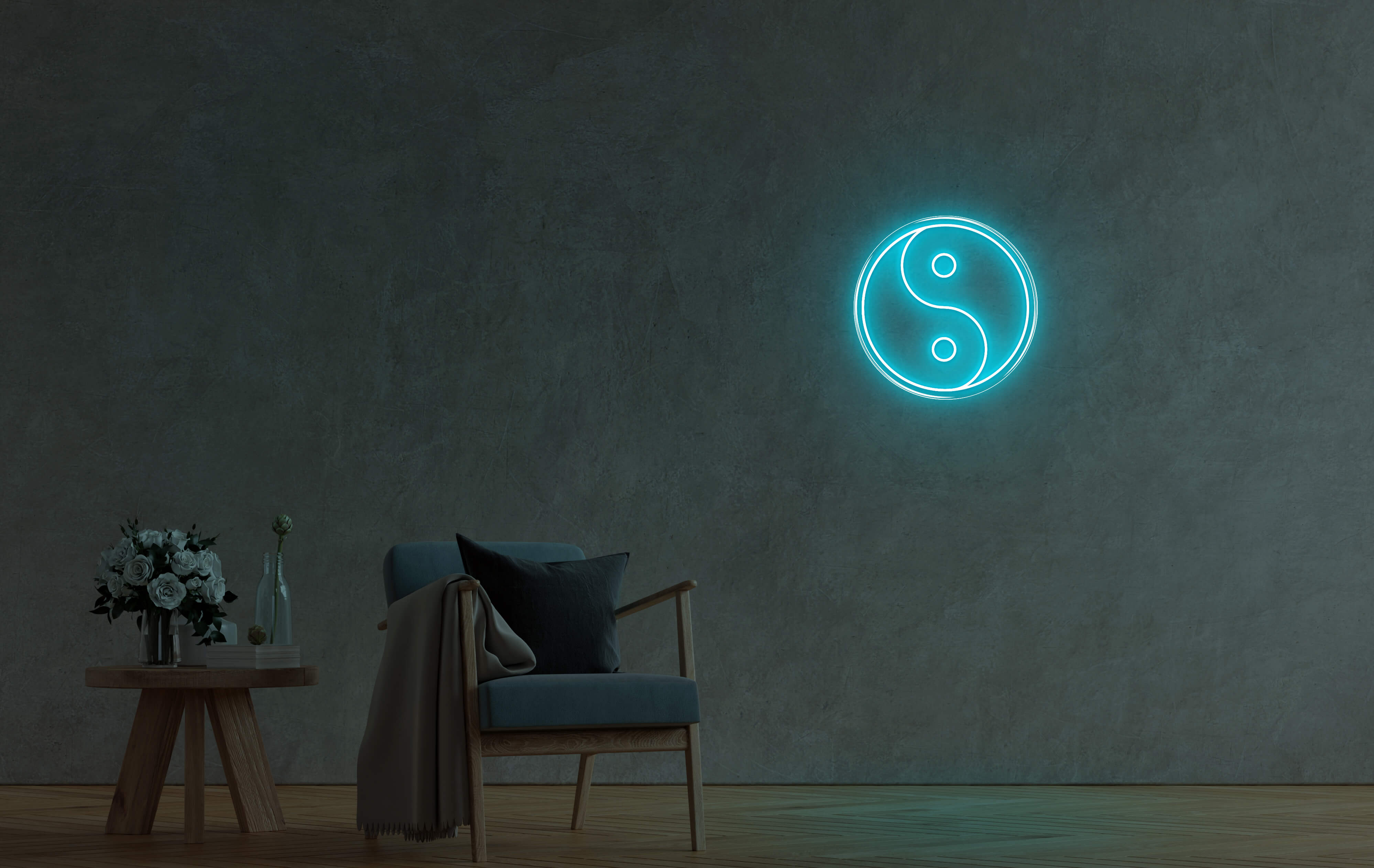 Taoism LED neon sign - Ying Yang