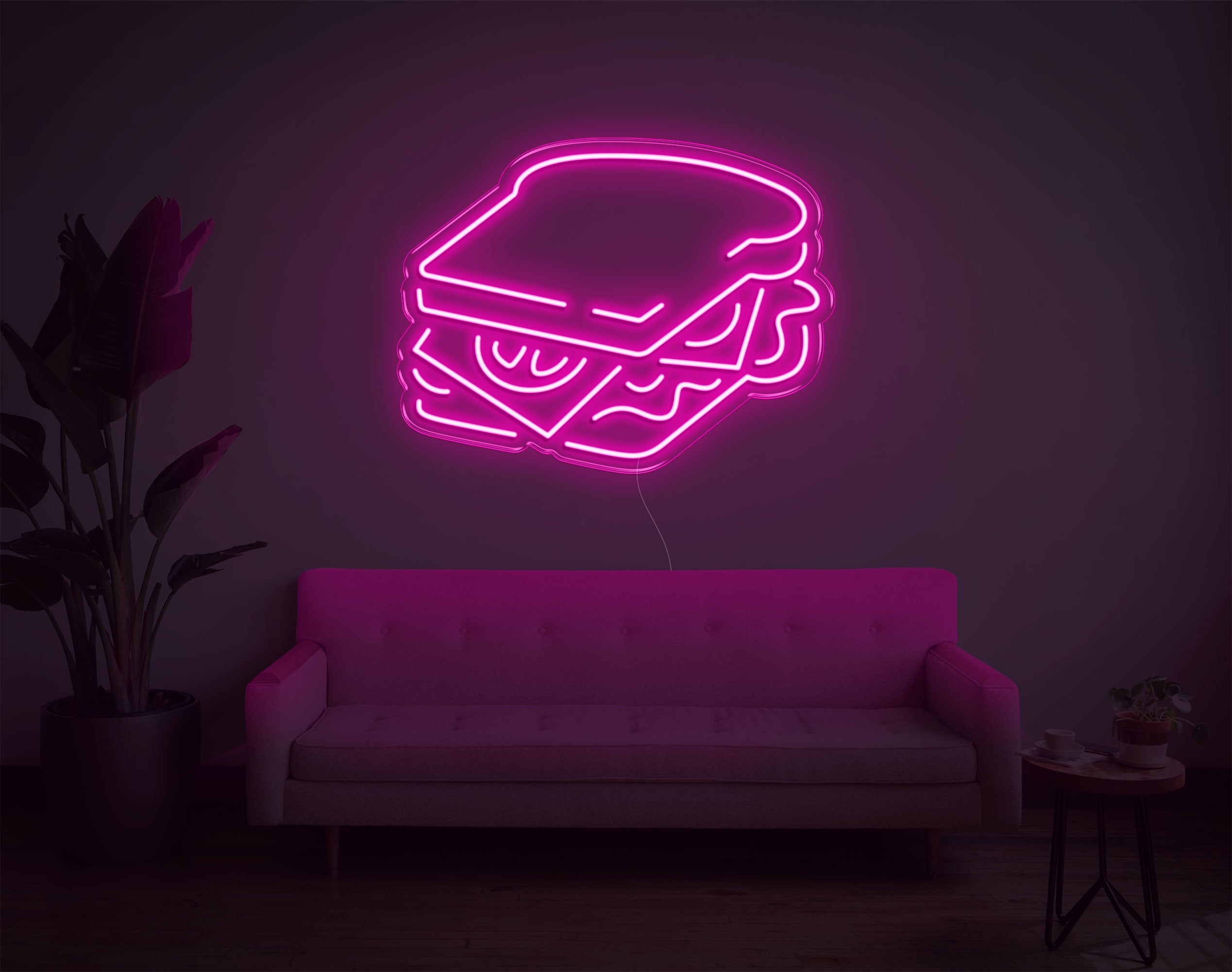 Vegetable Sandwich LED Neon Sign