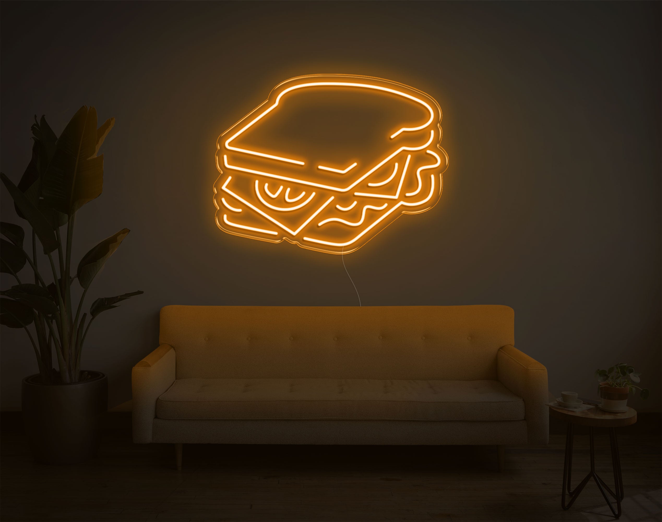 Vegetable Sandwich LED Neon Sign