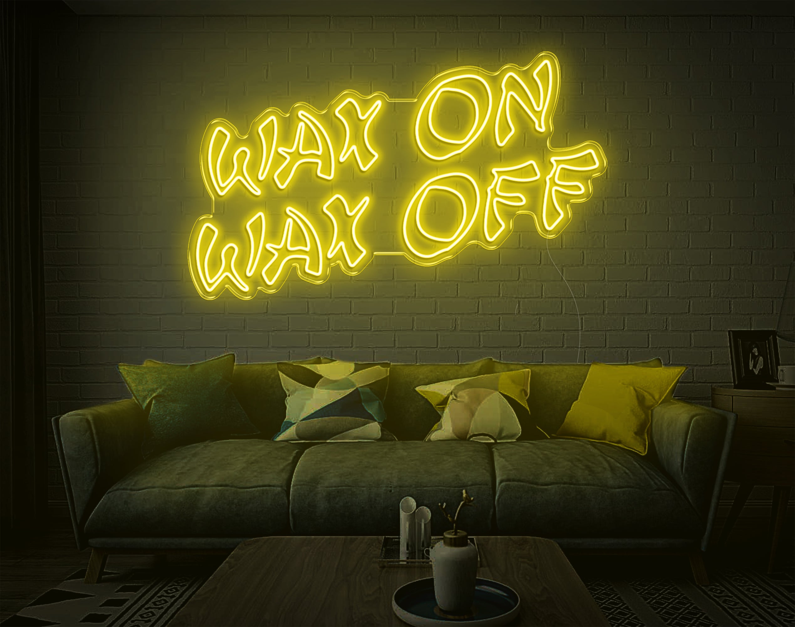 Wax On Wax Off LED Neon Sign