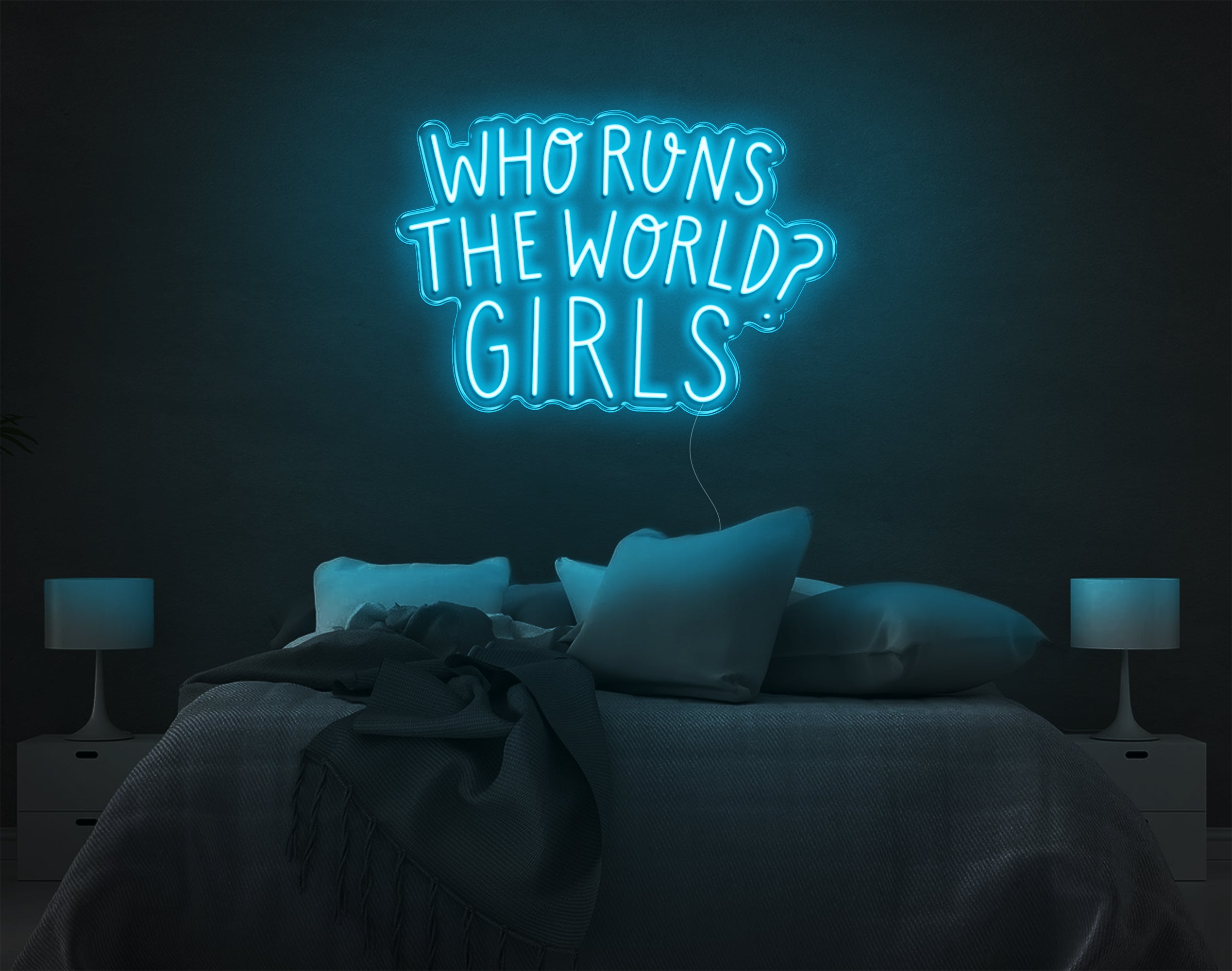 Who Runs The World Girls LED Neon Sign