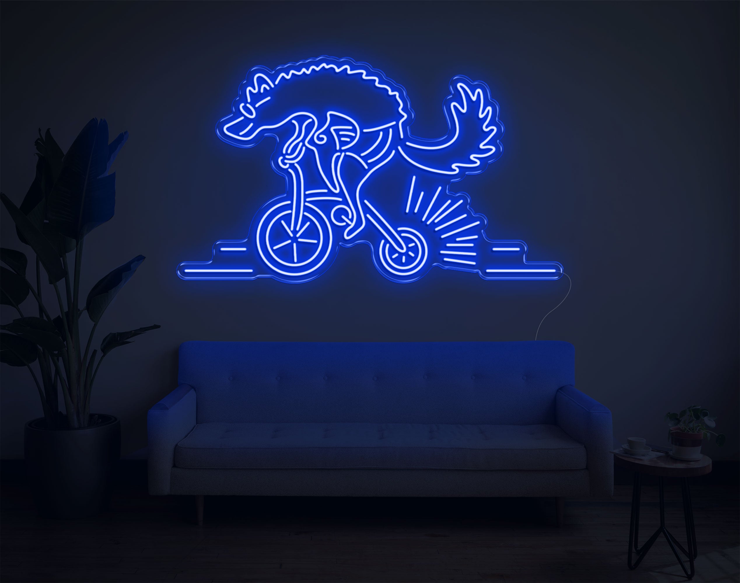 Wolf Bike LED Neon Sign