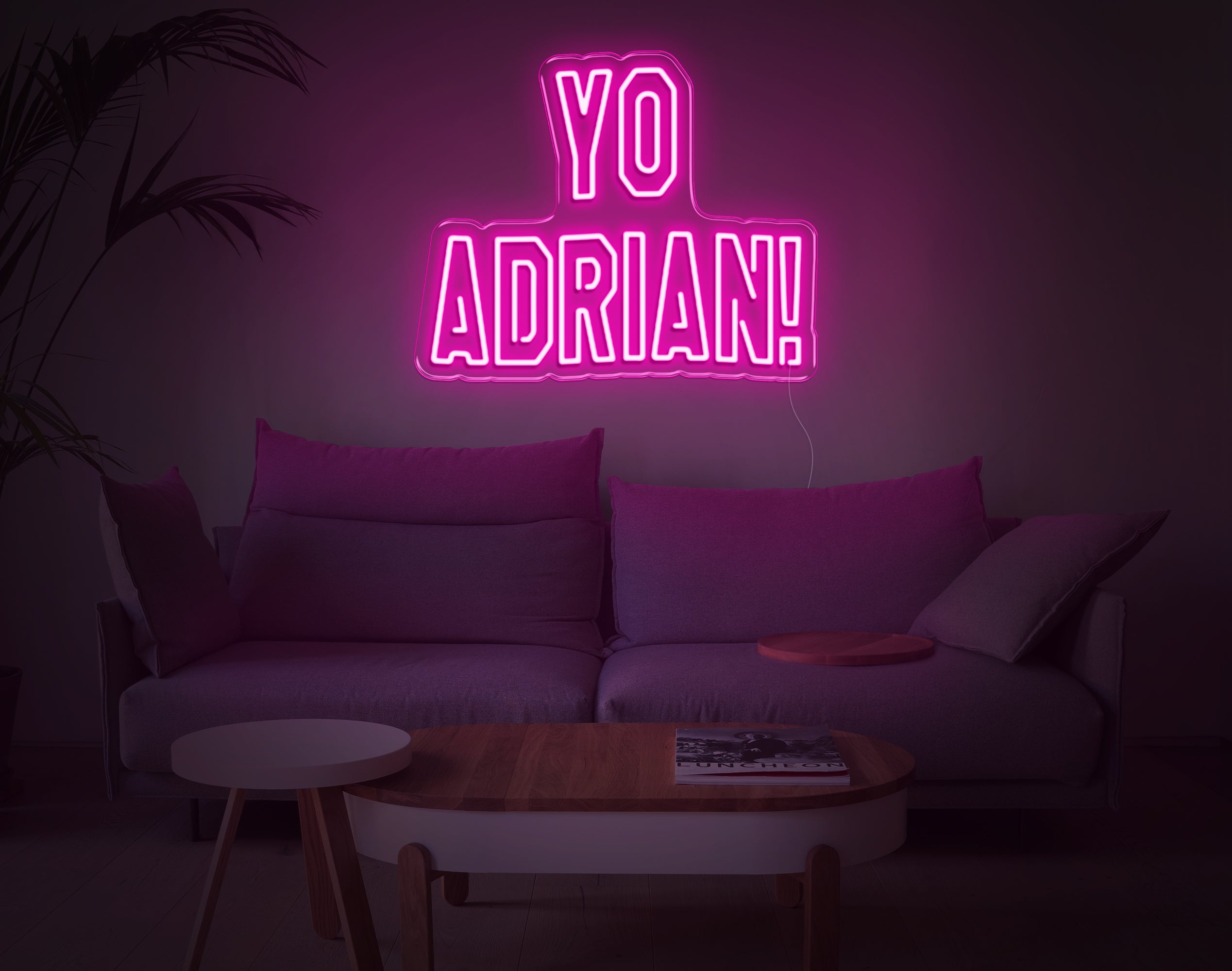 Yo Adrian! LED Neon Sign!