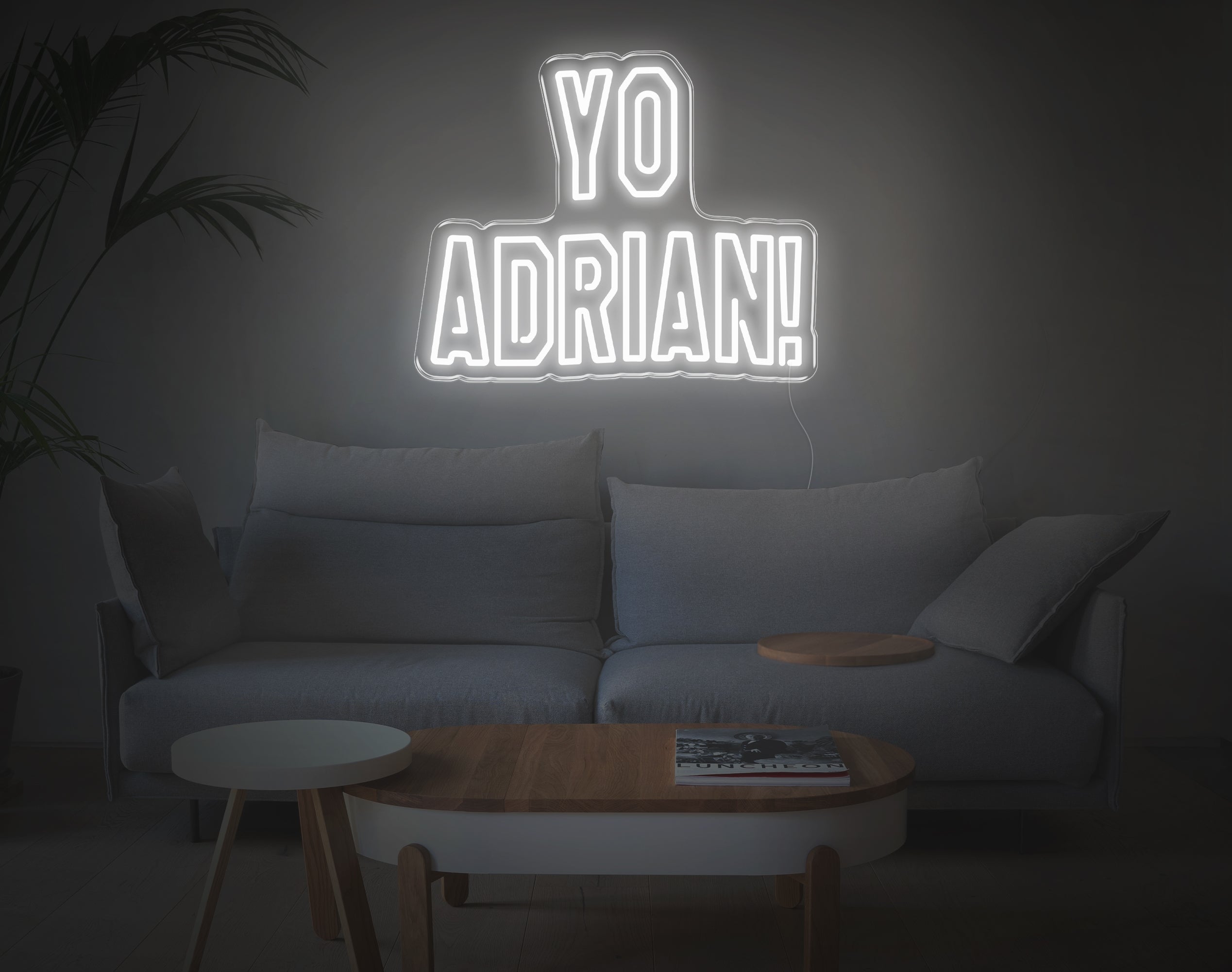 Yo Adrian! LED Neon Sign!